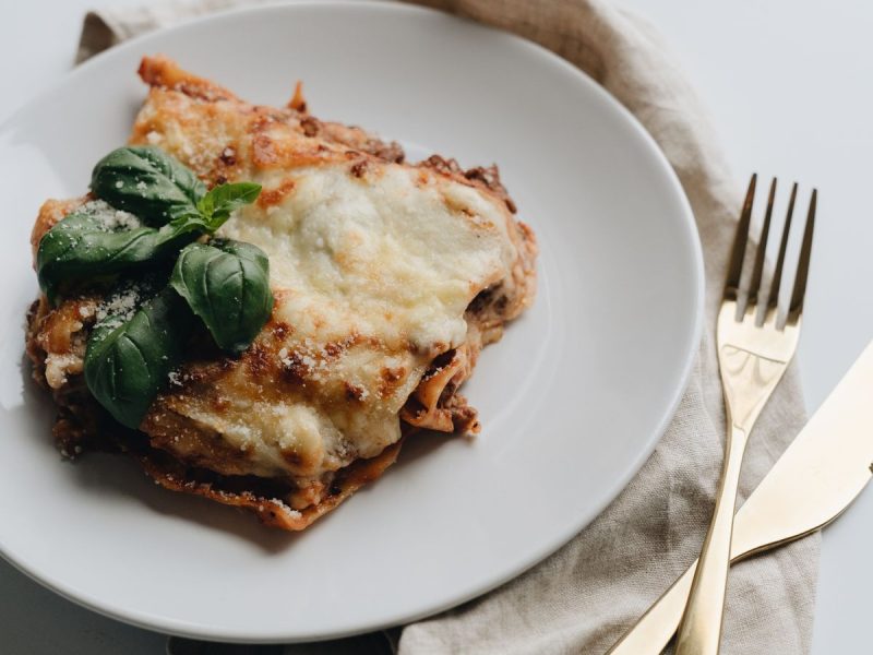 Weekend Homemade Lasagna with Italian Sausage